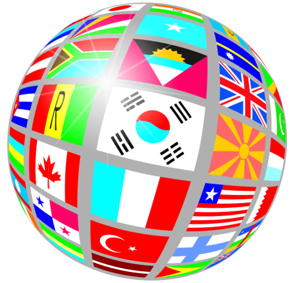 globe of flags